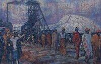 11. Native Workers at a Rand Gold Mine (300 piece)